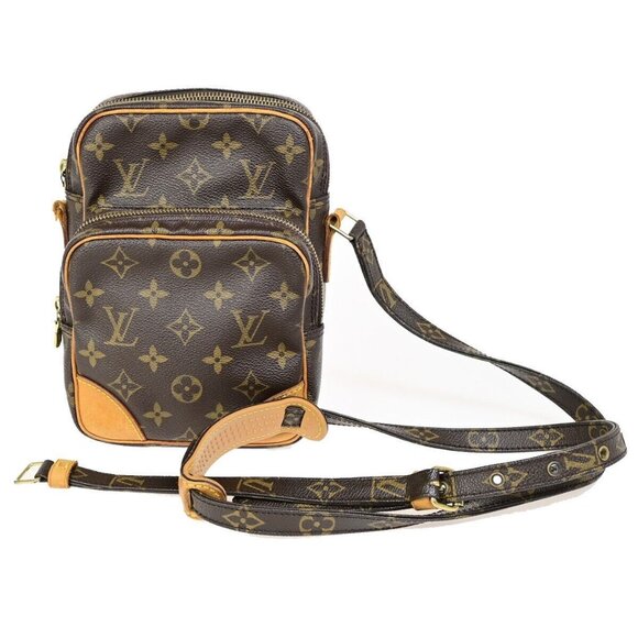 LOUIS VUITTON Amazon Crossbody Shoulder Bag Monogram Leather - Picture 1 of 14